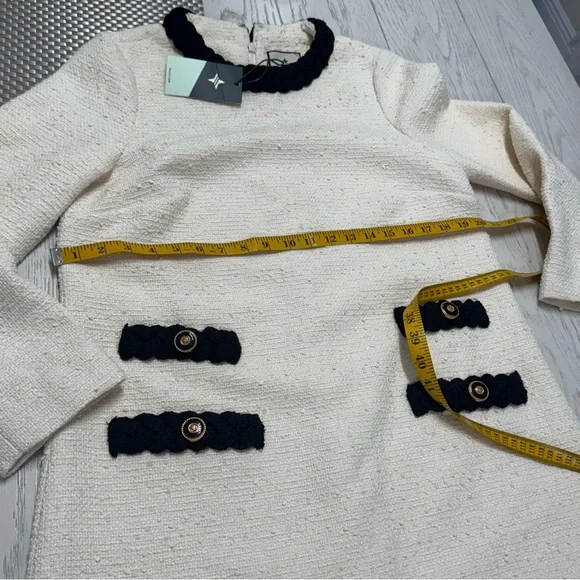 Tuckernuck Cream Sheath Dress with Peter Pan Collar - Picture 11 of 16